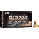 CCI BLAZER BRASS 40 SW - 180GR FMJ 50RD 20BX/CS