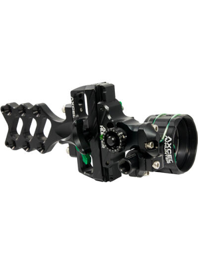AXCEL BOW SIGHT ACCU HUNTER - SINGLE PIN GREEN .019 W/SCOPE