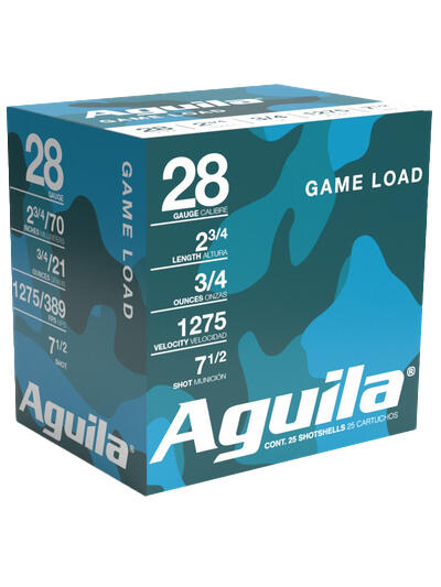 AGU 28GA 1275FPS 2.75 3/4OZ #7.5 25/20