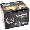 MFS 7.62X39 124GR FMJ - 20RD 50BX/CS