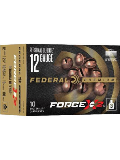 FEDERAL PREMIUM 12GA 2.75" - 00 BUCK FORCE X2 10RD 5BX/CS