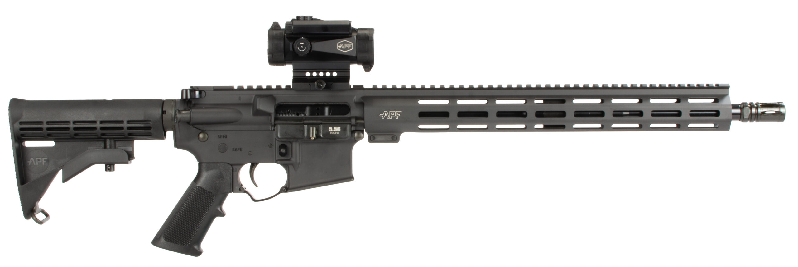 APF GUARDIAN 5.56 BLK 16 MLOK M4 30RD OPTICS