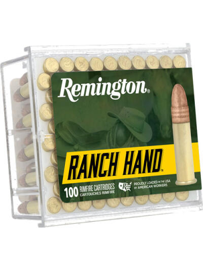 REMINGTON RANCH HAND 22LR 42GR - PLATED RN 100RD 50BX/CS
