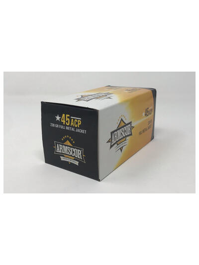 Armscor 45 Auto 50443 Value Pack 230 Grain Full Metal Jacket 100 Rounds