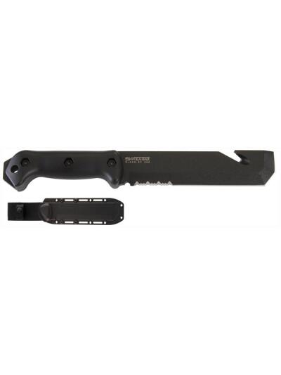 KA-BAR BECKER TAC TOOL - 7" SERRATED W/PLASTIC SHEATH