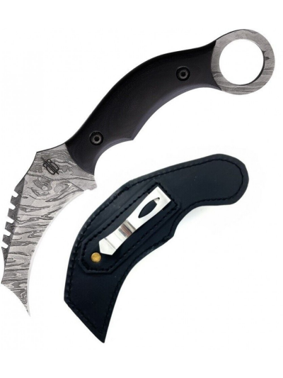 Damascus Venom Karambit