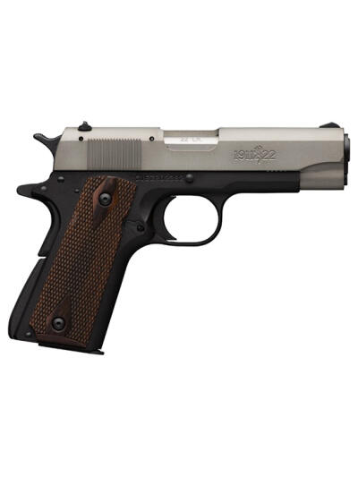 BRO 1911-22 A1 GRAY 22LR 3 5/8 COMPACT WALNUT