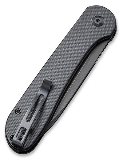 CIVIVI KNIFE ELEMENTUM 3.47" - BLACK G-10/BLACK STONEWASH