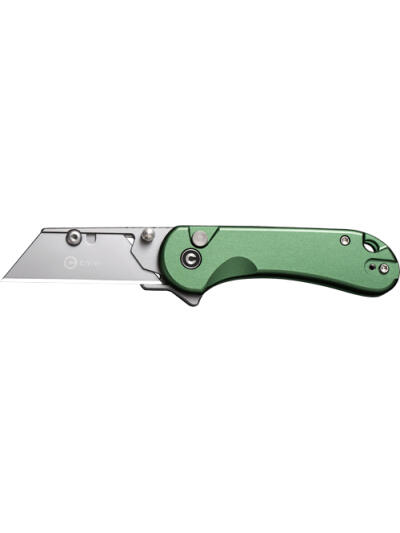 CIVIVI UTILITY KNIFE ELEMENTUM - 2.26" GREEN W/3 EXTRA BLADES