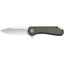 CIVIVI KNIFE ELEMENTUM 2.96" - GREEN MICARTA/SATIN D2 LNR LCK