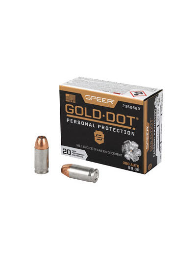 SPR GOLD DOT 380ACP 90GR HP 20/200
