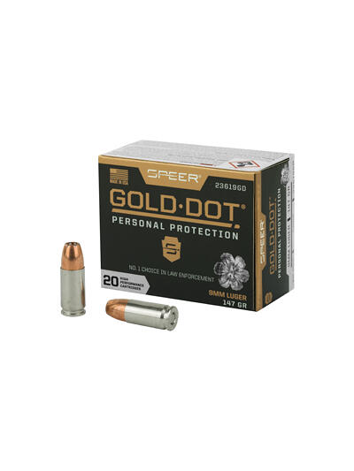 SPR GOLD DOT 9MM 147GR HP 20/200