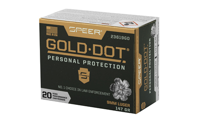 SPR GOLD DOT 9MM 147GR HP 20/200 - Image 3