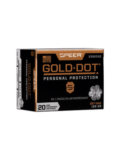 SPR GOLD DOT 357MAG 125GR HP 20/200