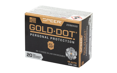 SPR GOLD DOT 45ACP 185GR HP 20/200 - Image 3
