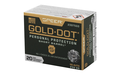 SPR GOLD DOT 45ACP 230G HP SB 20/200 - Image 3