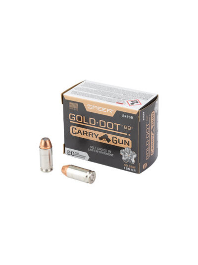 SPR GLD DOT CARRY GUN 40S&W 165GR HP