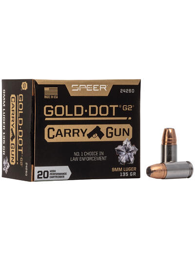 SPR GOLD DOT CARRY GUN 9MM 135GR HP