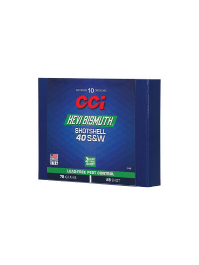 CCI 40S&W BISMUTH SHOTSHELL 10/200