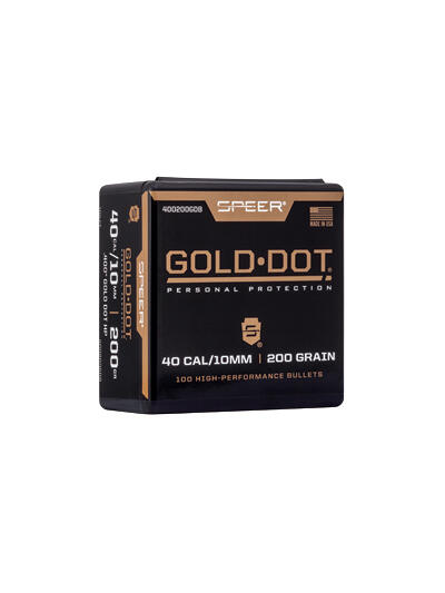 SPR GOLD DOT .400 200GR HP 100CT