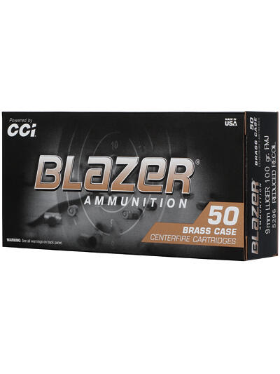 BLAZER BRASS 9MM 100GR FMJ 50/1000