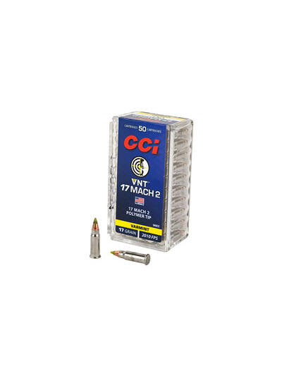 CCI 17 MACH 2 17GR VRMNT TIP 50/5000