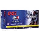 CCI 22 WMR Maxi-Mag Ammunition Meat Eater 40 Grain Jacketed Hollow Point 200 Rounds
