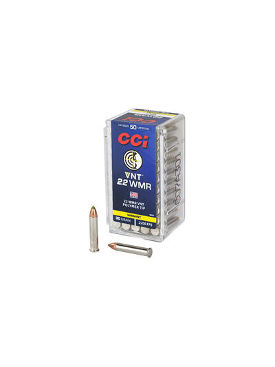 CCI 22WMR 30GR VARMINT TIP 50/2000