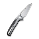 CIVIVI Sentinel Strike Flipper & Thumb Stud & Button Lock Knife Aluminum & FRN Handle (3.7"" K110 Blade) C22025B-2