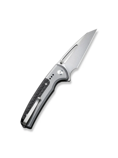 CIVIVI Sentinel Strike Flipper & Thumb Stud & Button Lock Knife Aluminum & FRN Handle (3.7"" K110 Blade) C22025B-2