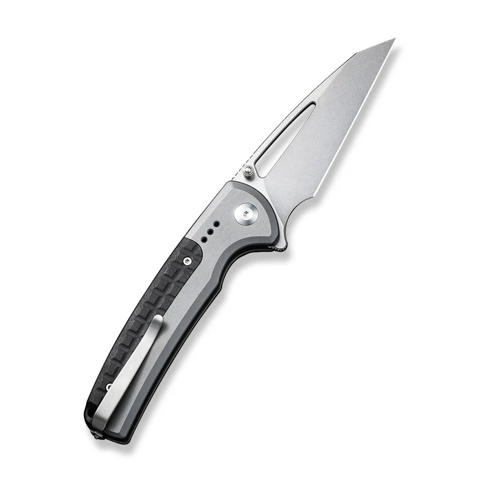 CIVIVI Sentinel Strike Flipper & Thumb Stud & Button Lock Knife Aluminum & FRN Handle (3.7"" K110 Blade) C22025B-2