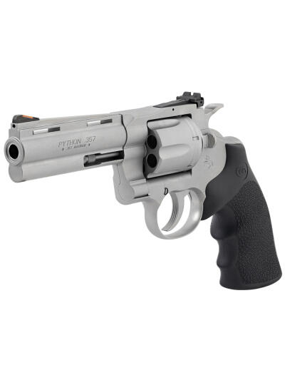 CLT PYTHON 357MAG 4.25 SS HOGUE GRIP 6RD