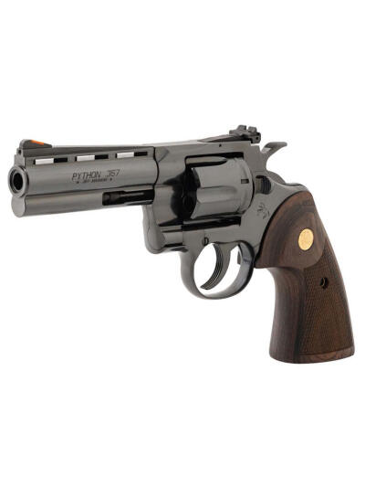 CLT PYTHON 357MAG 4.25 BLUED WOOD GRIPS
