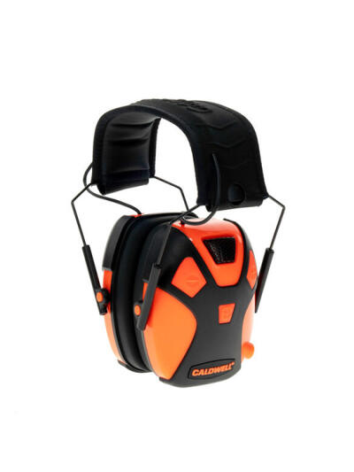 CALDWELL YOUTH ELECTRON EARMUFF HOT CORAL