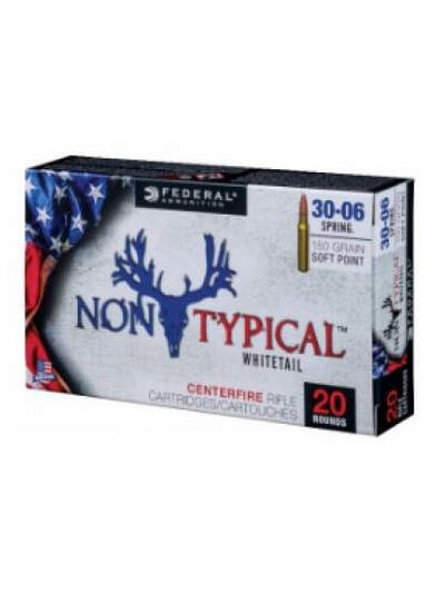 Federal 270 Ammunition Non-Typical F270DT130 130 Grain Soft Point 20 rounds