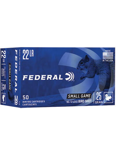FED GMSHK 22LR #12 LD SHOT  50/2500