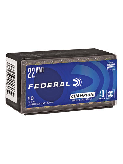 FED CHAMP 22WMR 40GR FMJ 50/3000