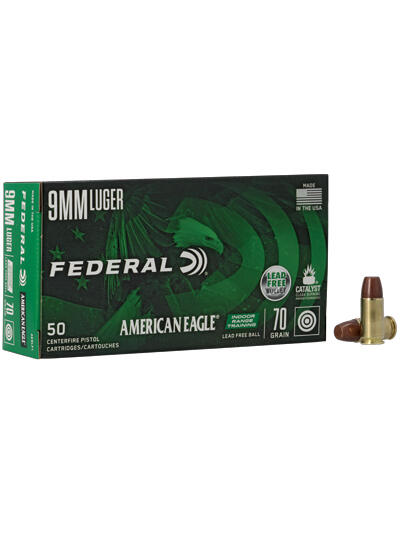 FED AM EAGLE 9MM 70GR LFB 50/500