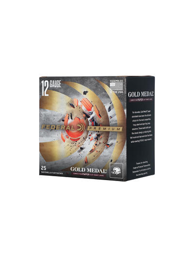 FED GLD MDL PAPER 12GA 2.75" #8 25