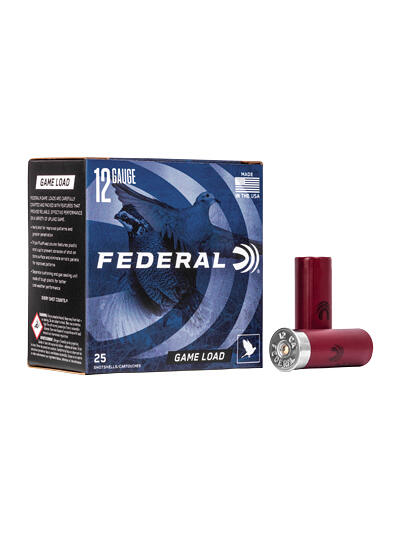 FED GAME LOAD 12GA 2 3/4" #6 25/250