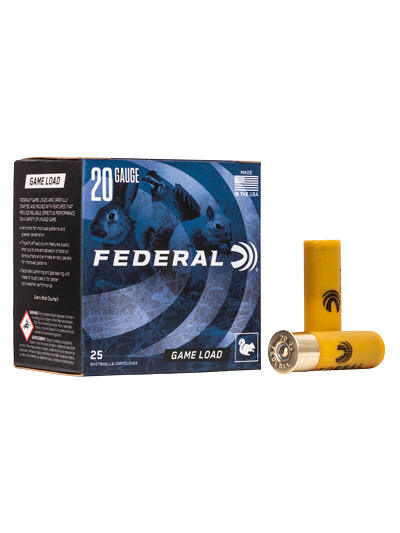 FED GAME LOAD 20GA 2 3/4" #7.5 25/