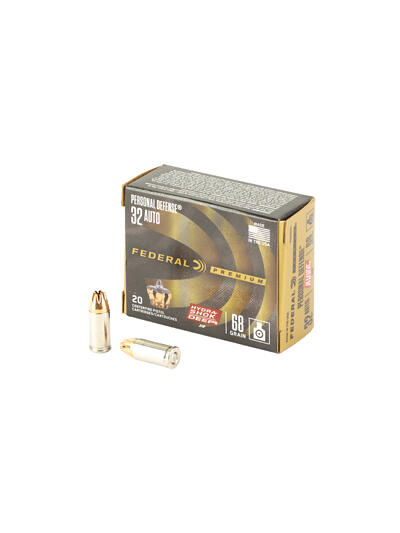 FED HYDRA SHOK 32ACP 68GR JHP 20/200