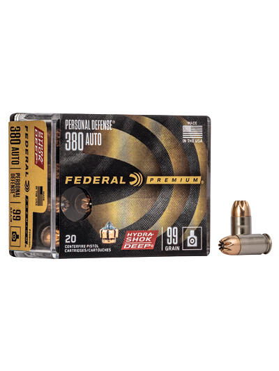 FED HYDRA-SHOK DEEP 380AUTO 99GR 20