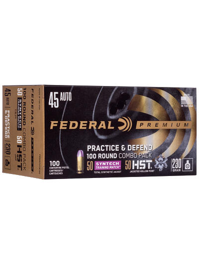 FED PRCTC & DFND 45ACP HST/SYN 230GR