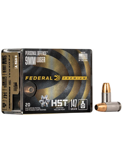 FED PRM HST 9MM 147GR JHP 20/200