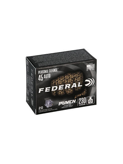 FED PUNCH 45ACP 230GR JHP 20/200