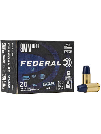 FED SYN DEF 9MM 138GR SJHP 20/200
