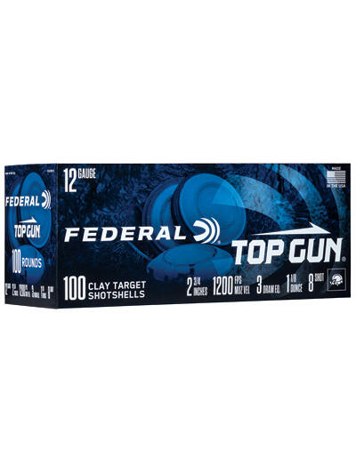 FED TOP GUN 12GA 2.75" #8 100/200