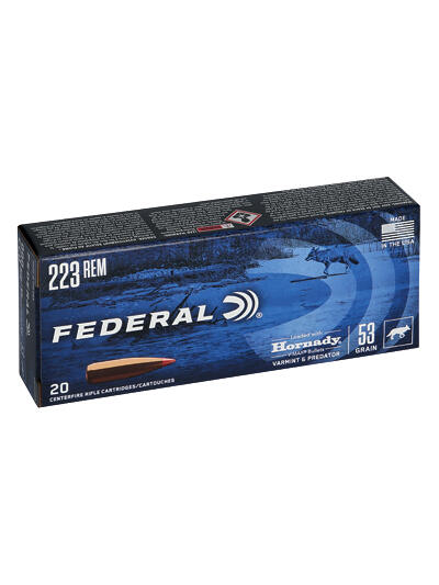 FED V&P 223REM 53GR HRNDY V-MAX 20/2