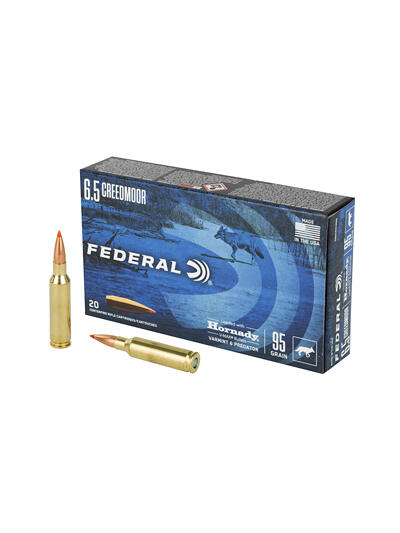 FED V&P 6.5 CM 95GR HRNDY V-MAX 20/2
